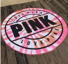 Victoria Secret asciugamano da spiaggia rotondo rosa/piscina/coperta