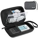 AUVON Professional Hard EVA TENS Protective Travel Case with a Sealed Bag, Shockproof & Waterproof Carrying Case, Compatible with Most TENS Unit Muscle Stimulators and Accessories (Case Only)