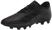 adidas Unisex Predator Accuracy.4 Flexible Ground Soccer Shoe, Black/Black/White, 9 US Men