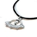 I Want To Believe Alien UFO Pendant with adjustable choker