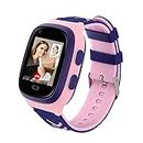 4G Kids Smart Watch,GPS Tracker Smartwatch with Video Call Waterproof Real Time Position School Mode Pedometer SOS Geo-Fence Anti-Lost of Early Education Tools Smartwatches for Boys Girls (Pink)