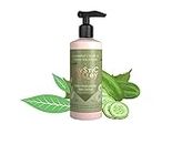 Mystic Valley Cucumber & Green Tea Body Lotion Enriched With Natural Shea Butter, Almond Oil & Vitamin E For Daily Hydration - 350Ml