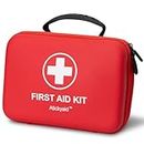 340 Piece First Aid Kit, Premium Waterproof Hard Shell Medical Kit for Car, Home, Office, Travel, Camping, Sports, Outdoor, School - Emergency First Aid Supplies and Survival Kit