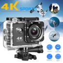 Action Cam 4K Sport Camera LCD WiFi Helmkamera Unterwasser Kamera Mini Camcorder
