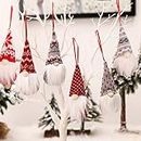 GNOME Christmas Ornaments Set, 6 Pezzi, Gnomi Natalizi Piccoli, Appendere le Bambole di Gnomo di Natale, Gnomi Dell'albero di Natale da Appendere, per I Bambini Famiglia Pasqua Natale