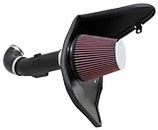 K&N 63-3078 63 Series Aircharger Performance Air Intake System Kit for 2015 Chevrolet Camaro 3.6L V6 Gas