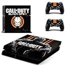 Elton Call of Duty Black Ops 3 Logo Theme 3M Skin Sticker Cover for PS4 Console and Controllers [Video Game]