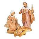3-Piece Fontanini 5 Holy Family Jesus, Mary & Joseph Nativity Set #71503 by Roman