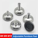 Adjustable Furniture Feet M6 M8 M10 Screws Leveling Foot With Without Insert Nut