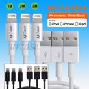 LOT AICase Apple Certified MFI  USB Sync Charger Cable For iPhone 14 13 12 11 Xs