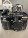 Canon PowerShot G11 Digital Camera Near New In Box Complete Works Well 12MP