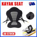 Premium Canoe Kayak Seat Padded Adjustable Detachable straps Hooks Straps  AU