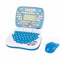 Bilingual Learning Laptop for Kids, English Learning Laptop for Kids in Spanish for Home Play (Blue)