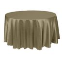 Ultimate Textile -5 Pack- Herringbone - Fandango 114-Inch Round Tablecloth, Natural Polyester in Gray/Green | 114 W x 114 D in | Wayfair