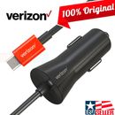 Original Verizon LOGO Fast Car Charger for Galaxy S22/S21/S20/S10/S9/S8/S7/S6