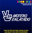 MOTERO ENLATADO - Sticker Vinilo - Escoge color y tamaño - Pegatina - Coche Moto