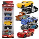 6 Disney Pixar Cars Lightning McQueen Diecast Kid Boy Toy Set Playset Vehicle