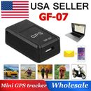 GF07 Mini Magnetic GPS Tracker Real-time Car Truck Vehicle Locator GSM GPRS Lot
