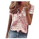 Cyber Monday Deals 2023 Laptops Chemisier Doux V-Neck Dressy Print Top Casual Summer Sleeve Solid T-Shirt Ruffle Short Women's Blouse Tunique Jean Friday Black