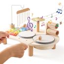 Kinder Schlagzeug Set Musikinstrument Spielzeug für Alter 3 4 5 6 Jahre alte Kleinkinder