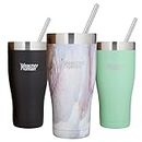 Healthy Human Insulated Stainless Steel Tumbler Travel Cruiser Cup with Straw and Lid 32 oz Mirage
