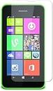 Girsaz Screen Protector For Nokia Lumia 530 - Crystal Clear Impossible Flexible Fiber Screen Protector Full Flat Screen Coverage Except Curved Edges