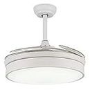 Luker Diana premium under light fan with LED (1050 mm sweep size , white)(Acrylic)