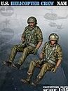 Assembly Unpainted Scale 1/35 -U.S. Helicopter Crew 'NAM - 2 Figures Figure Historical Resin Model Miniature Kit