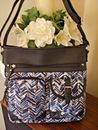 CROSSBODY BAG BY JACLYN SMITH, NEW, NAVY BLUE, BLUE, WHITE, CLEARANCE SALE!!