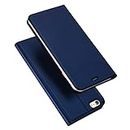 SkyTree Case for iPhone 6, Ultra Fit Flip Folio Leather Case Cover with [Kickstand] [Card Slot] Magnetic Closure for iPhone 6 - Blue