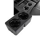 Car Cup Holders 19154712 Fit for 2007-2013 Silverado Sierra Avalanche 2007-2014 Tahoe Suburban Yukon Escalade, Center Console Beverage Drink Insert (for Floor Mounted Console Only)