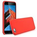kwmobile Case Compatible with Apple iPhone 6 / 6S Case - TPU Silicone Phone Cover with Soft Finish - Red