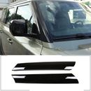 Glossy Black Front Windshield A-pillar Trim Panel For Land Rover Defender 20-22