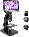 TOMLOV DM11 7inch LCD Mikroskop 2000X Vergrößerung Fernbedienung biologisch 12MP