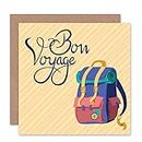 Wee Blue Coo TRAVEL LEAVING BON VOYAGE NEW ART GREETINGS GIFT CARD