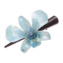 Blue Orchid Love,'Natural Blue Thai Orchid Hair Clip'