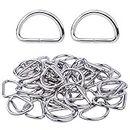 Croatia Metal D Rings Buckles 1/2 Inch(13MM) Non Welded Nickel (Silver) Hardware Bags Ring for Sewing Keychains Belts ,Purse and Dog Leash Hand DIY Accessories, Arts, Crafts & Sewing (Pack of 20)