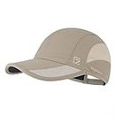 GADIEMKENSD Running Cap Mens Cooling Hats Summer Sun Hat Dri Fit Workout Hat Hiking Accessories for Golf Hiking Outdoor Camping Gym Tennis Travel Cycling Horse Fishing Walking Caps (Khaki, M)