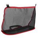 Handbag Holder Organizer Polyester Fiber Car Interior Seat Back Storage Net Bag Accessory Without Pocket Red