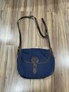 Duluth Pack Shoulder Bag Purse Canvas Leather Blue USA Made
