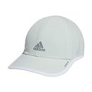 adidas Women's Superlite Relaxed Fit Performance Hat, Linen Green/White/Silver Reflective, One Size