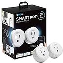 Geeni DOT Smart Wi-Fi Outlet Plug, White, (2 Pack) – No Hub Required – Works with Amazon Alexa and Google Assistant, Requires 2.4 GHz Wi-Fi