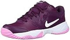 Nike Women's Court Lite 2 Tennis Shoe, Bordeaux/White-Pink Rise, 7 US