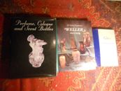VINTAGE PERFUME Cologne And SCENT BOTTLES + GLASS Books Lot WELLER POTTERY