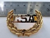 CSA civil war reproduction cap badge                                     G010502
