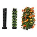 Flower Tower Vertical Planter, Freestanding, 3 - Feet (Single / 2 Pack / 3 Pack)