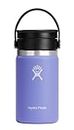 Hydro Flask 12 oz Wide Mouth with Flex Sip Lid Stainless Steel Reusable Water Bottle Lupine - Vacuum Insulated, Dishwasher Safe, BPA-Free, Non-Toxic