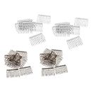 perfeclan 40pcs Women Hair Comb Wedding Hair Clips Hairpins Crafts Jewelry Findings Bridal Hair Accessories