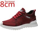 Invisible Inner Height Increase 6/8/10CM Men Leisure Sports Elevator Shoes