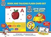 Nickelodeon Paw Patrol: Let's Learn and Play! Book and Talking Flash Card Sound Book Set